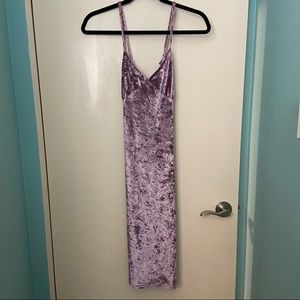 Velvet Bodycon midi dress